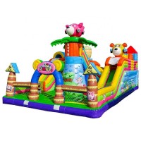 AEOR Best indoor inflatable playground adults and kids inflatable castle amusement park inflatable slides