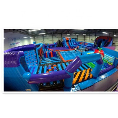 Crazy giant the beast adult inflatable obstacle course for sale