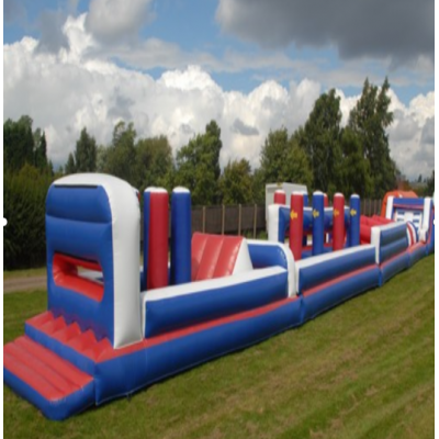 adults inflatable sport games run bouncer  abstacle course