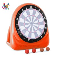 Inflatable sticky football throwing games kick dart inflatable games for adults and kids