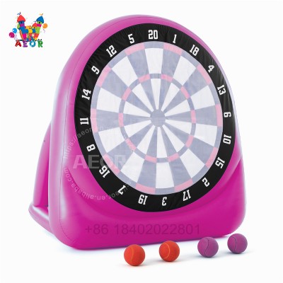 Small inflatable football dart board kick soccers darts game inflatable dart board