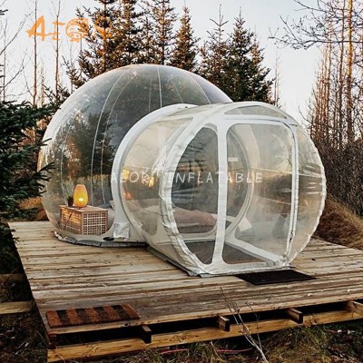 Advertising inflatable dome transparent bubble tent with silent blower tents events party hotel